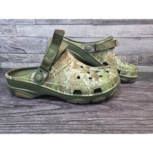 Crocs Strata All-Terrain TrueTimber Camo Clogs Rugged Shoes for Men's 10M EUC